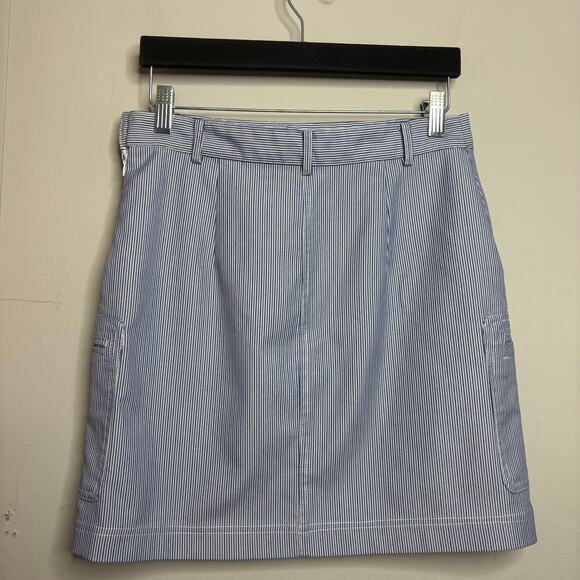 T Tahari striped mini skirt summer casual women's size 4 - Picture 4 of 10